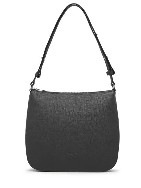 Sac Porté épaule Lou Cuir Nathan baume Noir egee 5