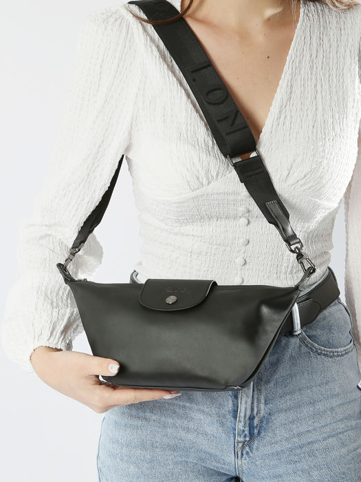 Longchamp Le pliage xtra Sacs porté travers Noir