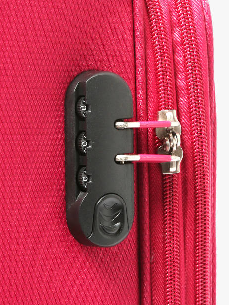 Softside Luggage Sun Travel Red sun L other view 1