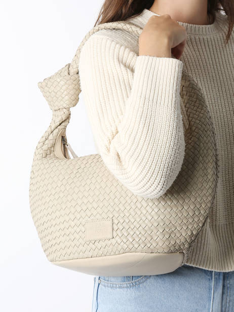 Shoulder Bag Parma Leather Basilic pepper Beige parma BPAR01 other view 1