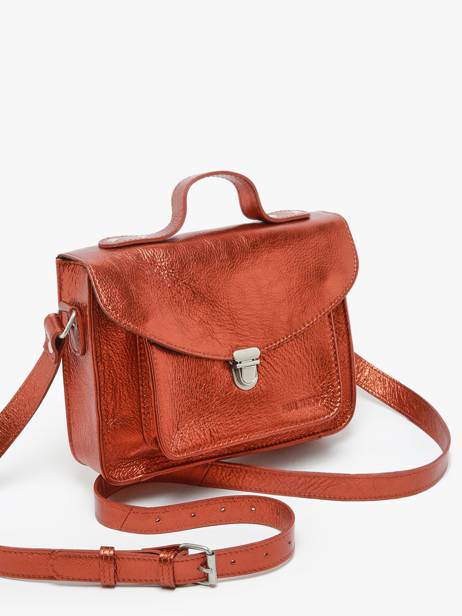 Sac Bandoulière Melle George Ginger Cuir Paul marius Marron ginger GEORGGIN vue secondaire 2