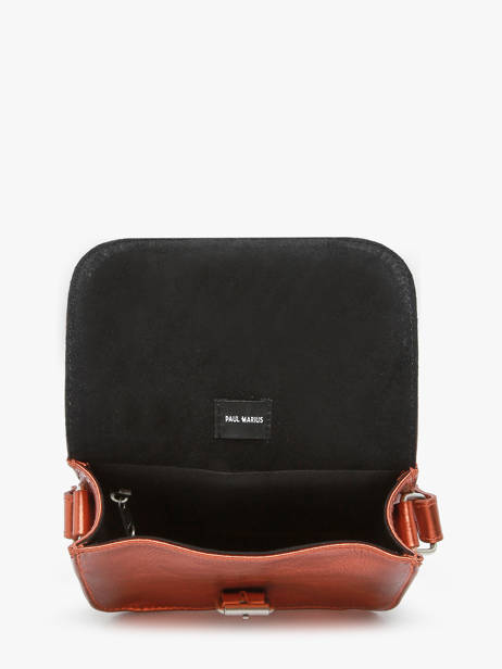 Sac Bandoulière L'essentiel Ginger Cuir Paul marius Marron ginger ESSENGIN vue secondaire 3