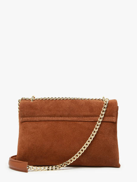 Shoulder Bag Velvet Caviar Leather Milano Brown velvet caviar VC24115 other view 4