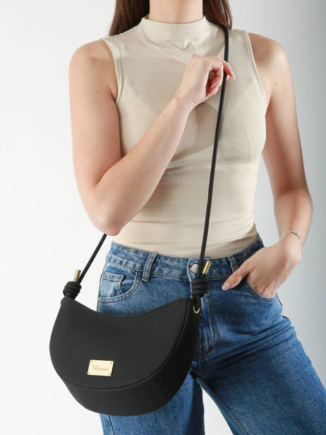 Sac Bandoulière Muscari Woomen Noir muscari WMUS27 vue secondaire 1