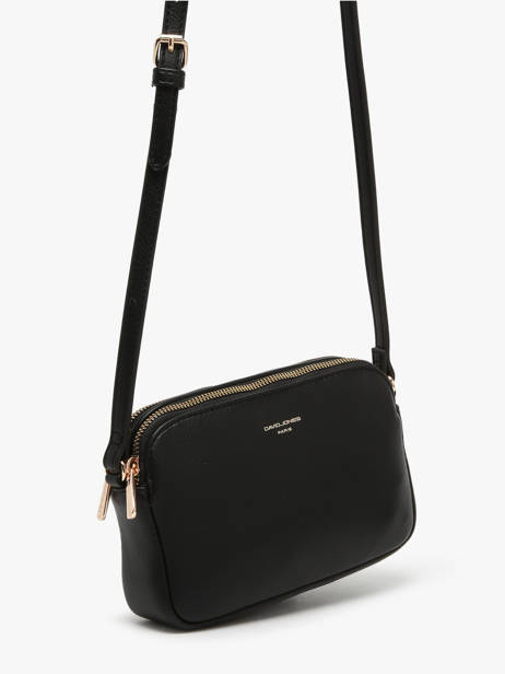 Sac Bandoulière Alpes David jones Noir alpes CM7335 vue secondaire 2