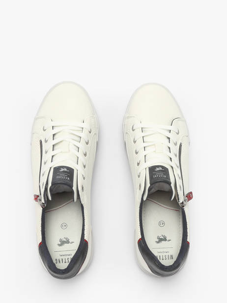 Sneakers Mustang Blanc men 4162303 vue secondaire 4