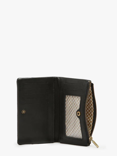 Portefeuille Cuir Mila louise Noir vintage 3760CX vue secondaire 1