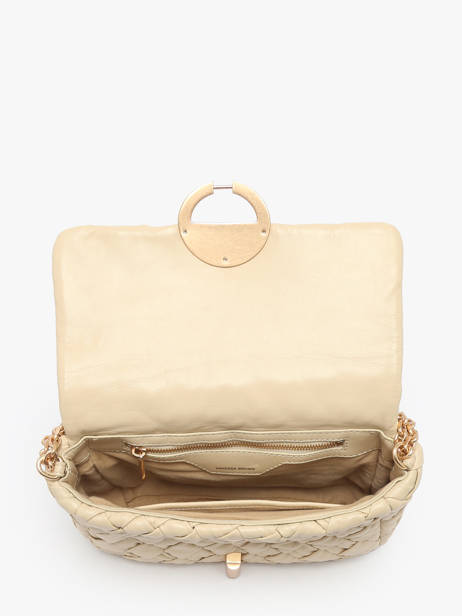 Leather Moon Tressé Shoulder Bag Vanessa bruno Beige moon 38V40533 other view 3