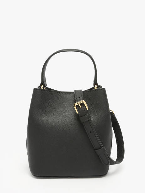 Sac Bandoulière Reese Cuir Lauren ralph lauren Noir reese 31977411 vue secondaire 4