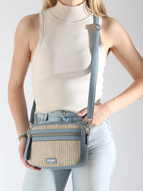 Sac Bandoulière St Tropez David jones Bleu st tropez CM7538 vue secondaire 1