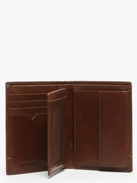 Checkholder With Coin Purse Rough Gear Leather Maverick Brown rough gear MAVRG032 other view 1