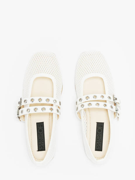 Ballerines Colors of california Blanc women CPATTY07 vue secondaire 4