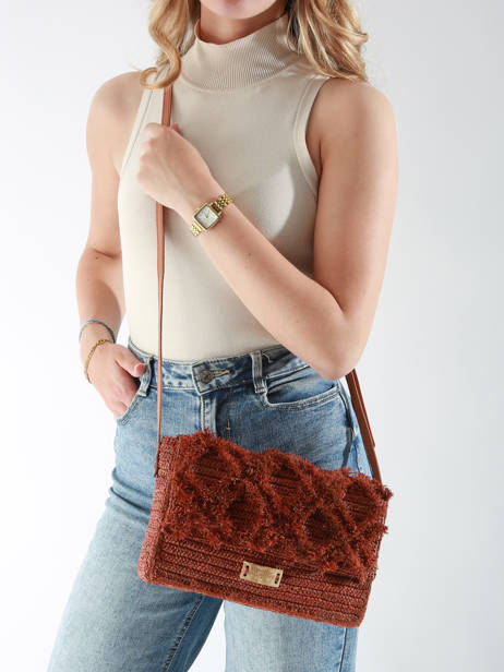 Shoulder Bag L'atelier Du Crochet Raphia Le voyage en panier Brown l'atelier du crochet AM768 other view 1