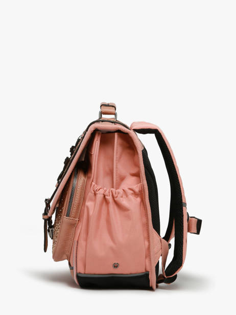 Cartable Enfant 2 Compartiments Cameleon Rose vintage fantasy CA38 vue secondaire 2