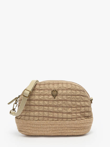 Sac Bandoulière Gaufrette Polyester Le voyage en panier Beige gaufrette PM883