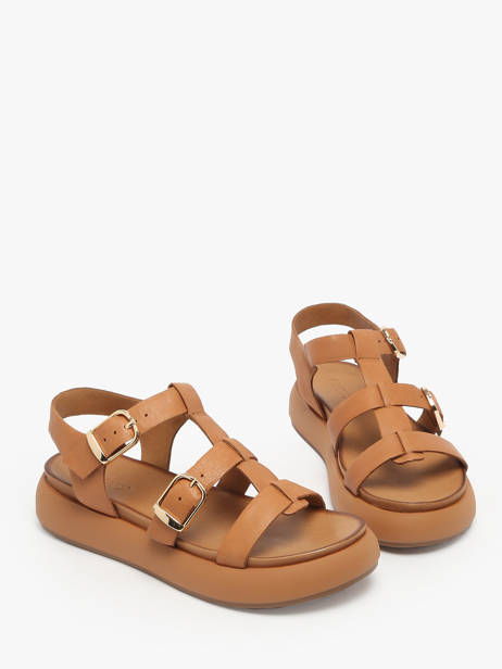 Sandales En Cuir Inuovo Vert women A96046 vue secondaire 1