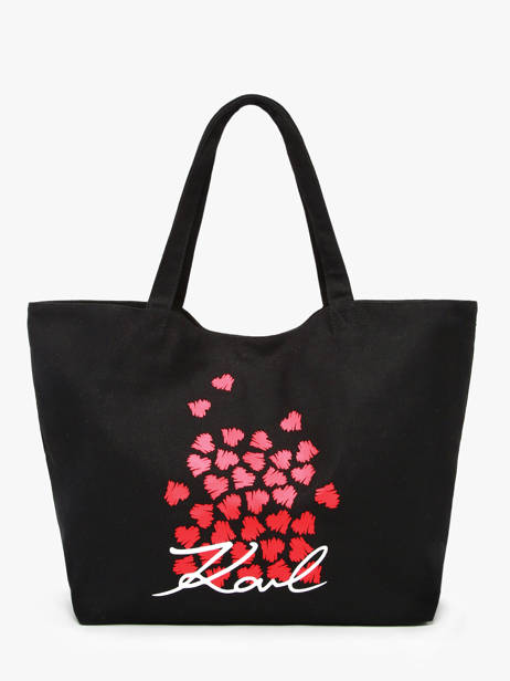 Sac Porté épaule K Signature Coton Karl lagerfeld Noir k signature A3W50111