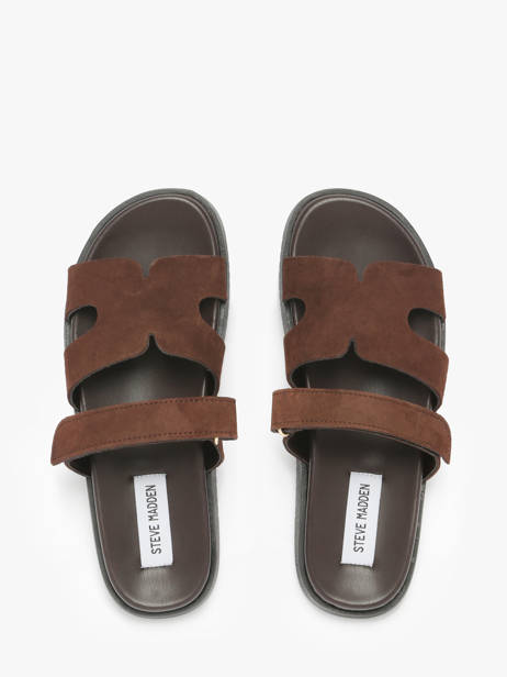 Sandales En Cuir Steve madden Marron women 11003504 vue secondaire 3
