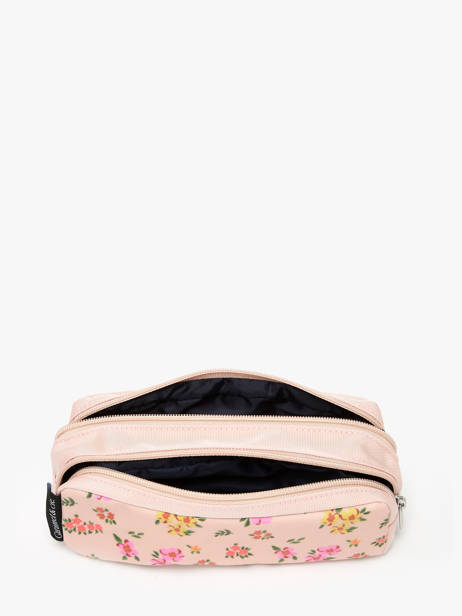 Trousse 2 Compartiments Boheme Caramel et cie Rose boheme FI vue secondaire 1