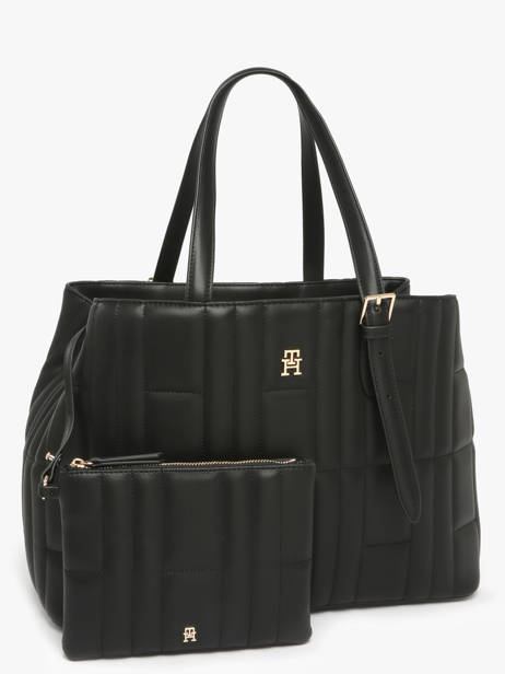 Sac Porté épaule Th Feminine  Polyurethane Tommy hilfiger Noir th feminine  AW17452 vue secondaire 1