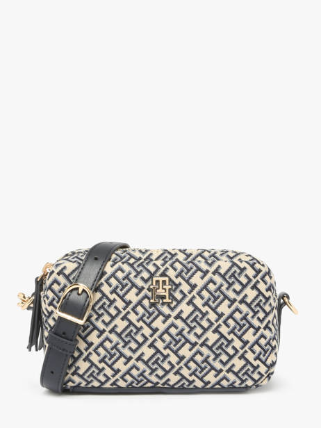 Sac Bandoulière Th Jacquard Polyurethane Tommy hilfiger Bleu th jacquard AW17443