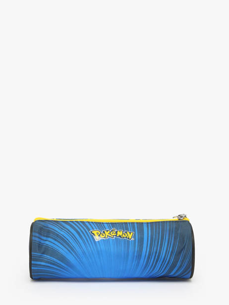 Trousse 1 Compartiment Pokemon Bleu pikachu eclair 25IK207P vue secondaire 2