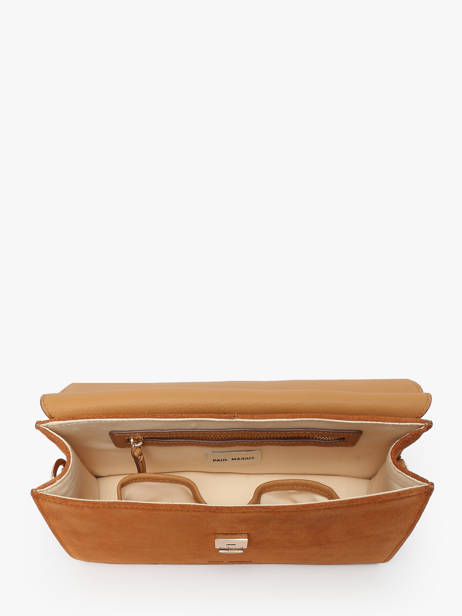 Sac Porté épaule La Suite Cuir Paul marius Orange la suite GABRISUI vue secondaire 3