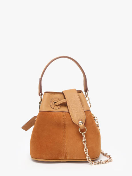 Sac Bandoulière La Suite Cuir Paul marius Orange la suite CAPUXSUI vue secondaire 3