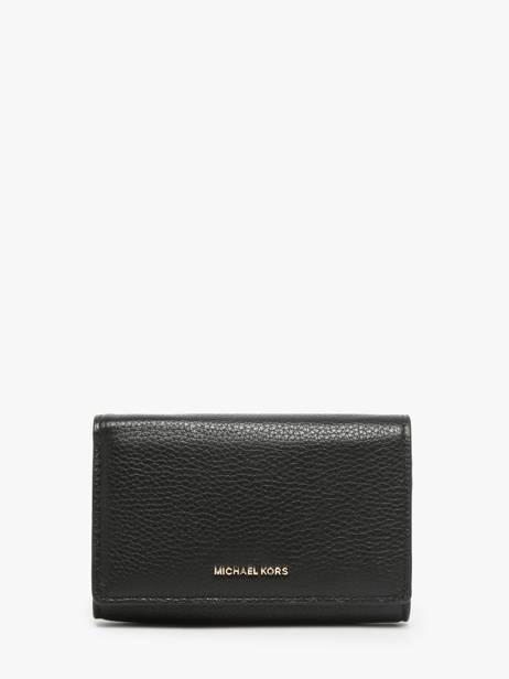 Portefeuille Cuir Michael kors Noir jet set T5GJ6D9L