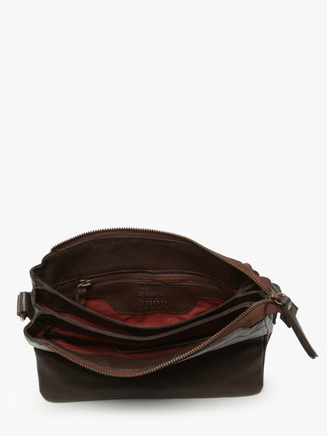 Shoulder Bag Cow Leather Basilic pepper Brown cow BCOW83 other view 3