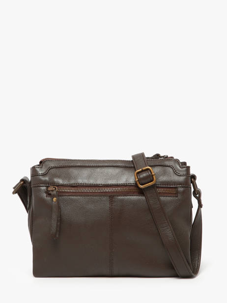 Shoulder Bag Cow Leather Basilic pepper Brown cow BCOW83 other view 4