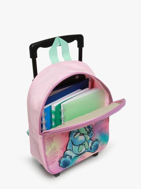 Mini Sac A Dos à Roulettes  Lilo & stitch Multicolore great escapes 79500304 vue secondaire 3