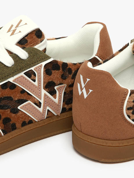 Sneakers Suzanne Vanessa wu Marron women BK2806NR vue secondaire 3