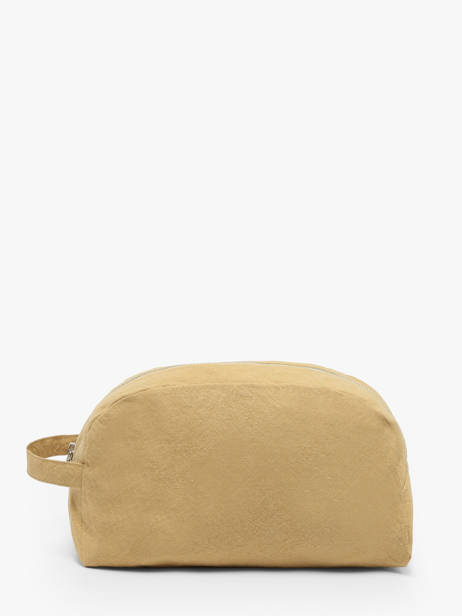 Recycled Coton Hermel Toiletry Bag Rivedroite Beige timeless HERMETIM other view 2