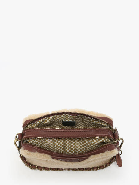 Sac Bandoulière Vintage Cuir Mila louise Beige vintage 23673XTC vue secondaire 2