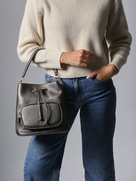 Shoulder Bag Pocket Lulu castagnette Silver pocket ZAID other view 1