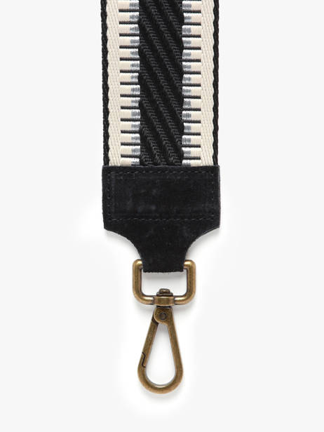 Bandoulière De Sac Milano Noir velvet VE25LIOV vue secondaire 1