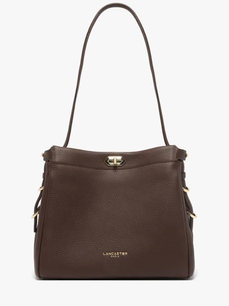 Sac Porté épaule Mademoiselle Romy Cuir Lancaster Marron mademoiselle romy 105