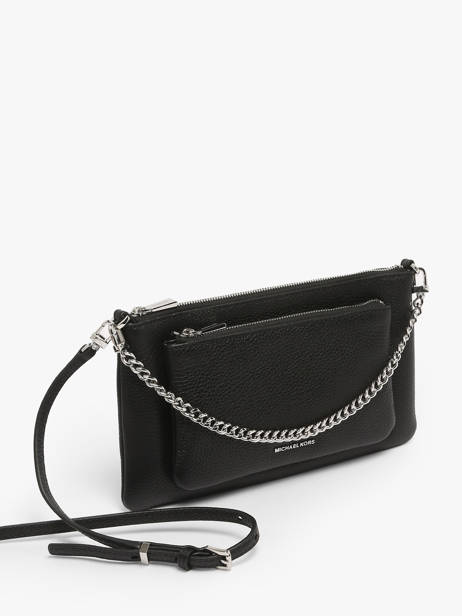 Sac Bandoulière Jet Set Cuir Michael kors Noir jet set F5SJ6C8L vue secondaire 2