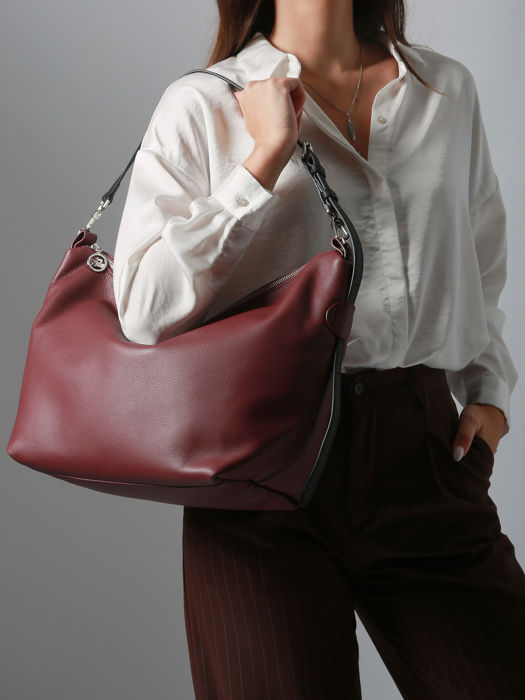 Longchamp Besace longchamp cuir Besaces Violet