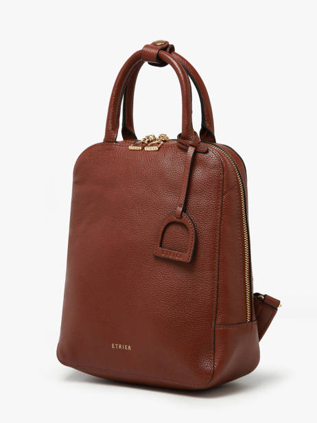 Sac à Dos Tradition Cuir Etrier Marron tradition ETRAB37S vue secondaire 2