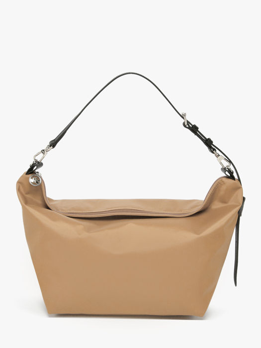 Longchamp Besace longchamp toile Hobo bag Beige