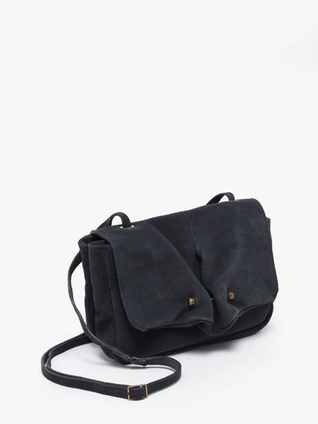 Sac Bandoulière Leather Cuir Biba Bleu leather HAZ1L vue secondaire 2