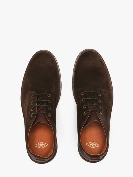 Bottines En Cuir Solex Marron men S3809 vue secondaire 3