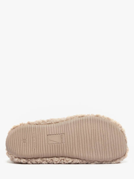 Chaussons Verbenas Beige women 61240660 vue secondaire 4