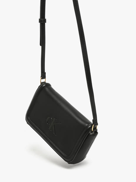 Sac Bandoulière Bold Monogram Calvin klein jeans Noir bold monogram 4F1027G vue secondaire 2