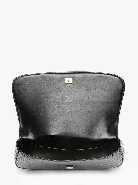 Sac Bandoulière Croc Embossed Mono Calvin klein jeans Noir croc embossed mono 4F3284G vue secondaire 3