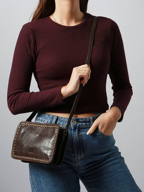 Sac Bandoulière Leather Cuir Biba Marron leather RAL1L vue secondaire 1