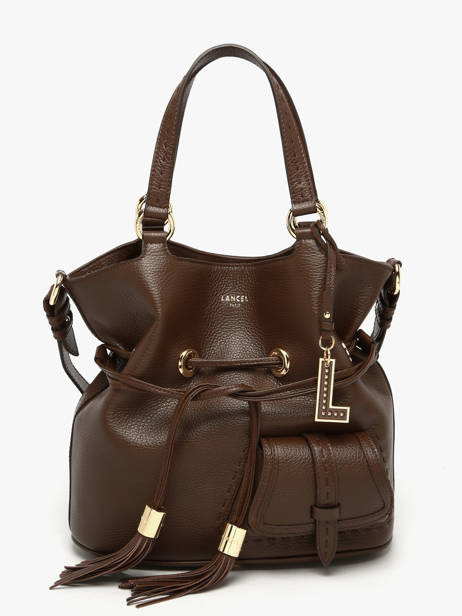 Sac Seau M Premier Flirt Cuir Lancel Marron premier flirt A10110