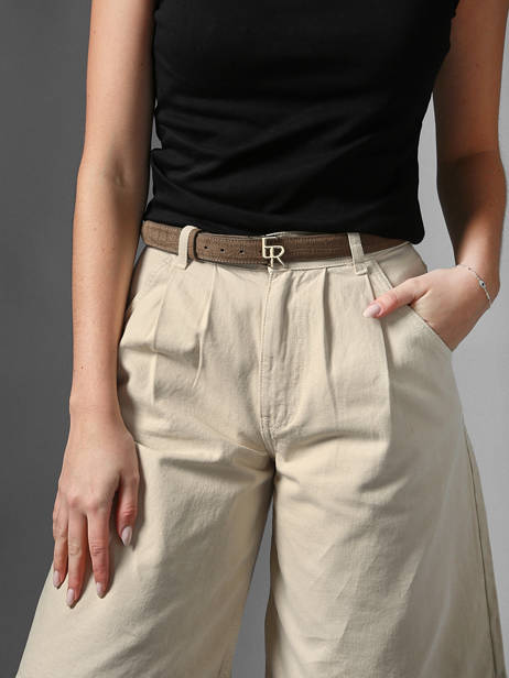 Ceinture Equestre Croco Etrier Marron equestre croco EECQ414C vue secondaire 1